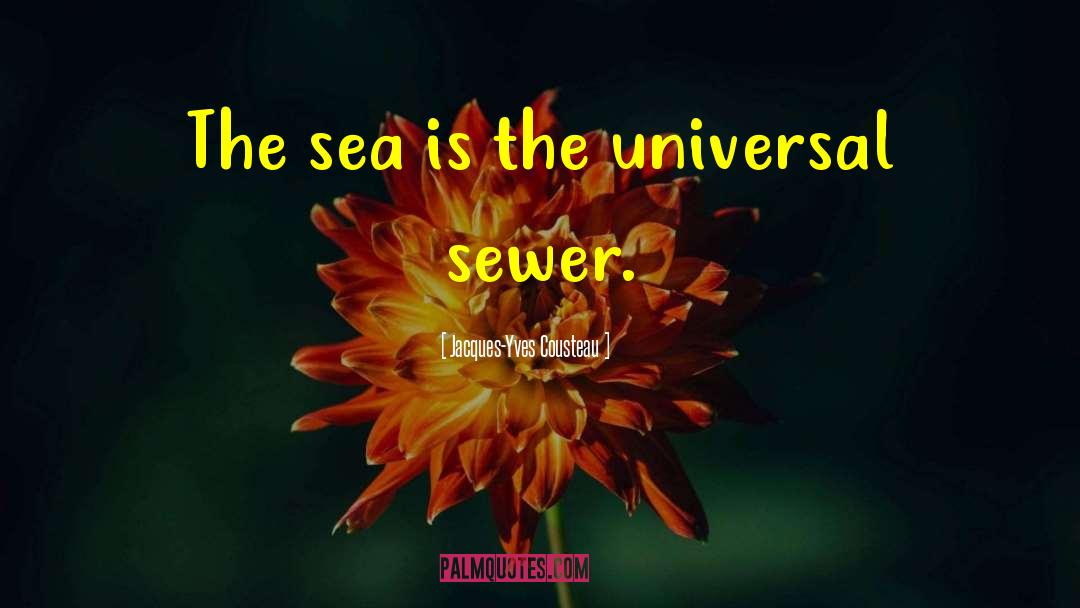 Jacques-Yves Cousteau Quotes: The sea is the universal