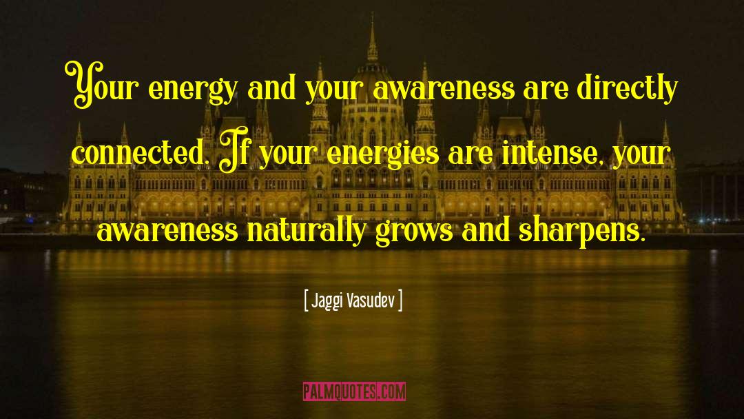Jaggi Vasudev Quotes: Your energy and your awareness