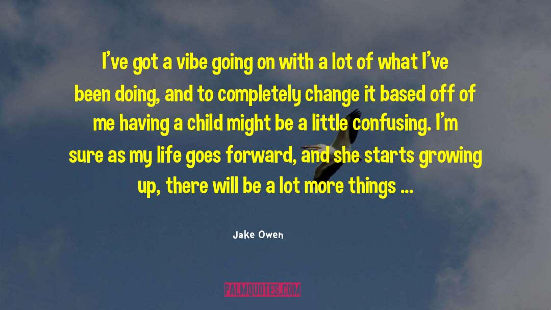 Jake Owen Quotes: I've got a vibe going