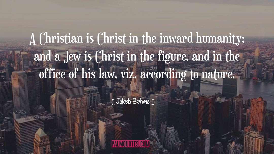 Jakob Bohme Quotes: A Christian is Christ in