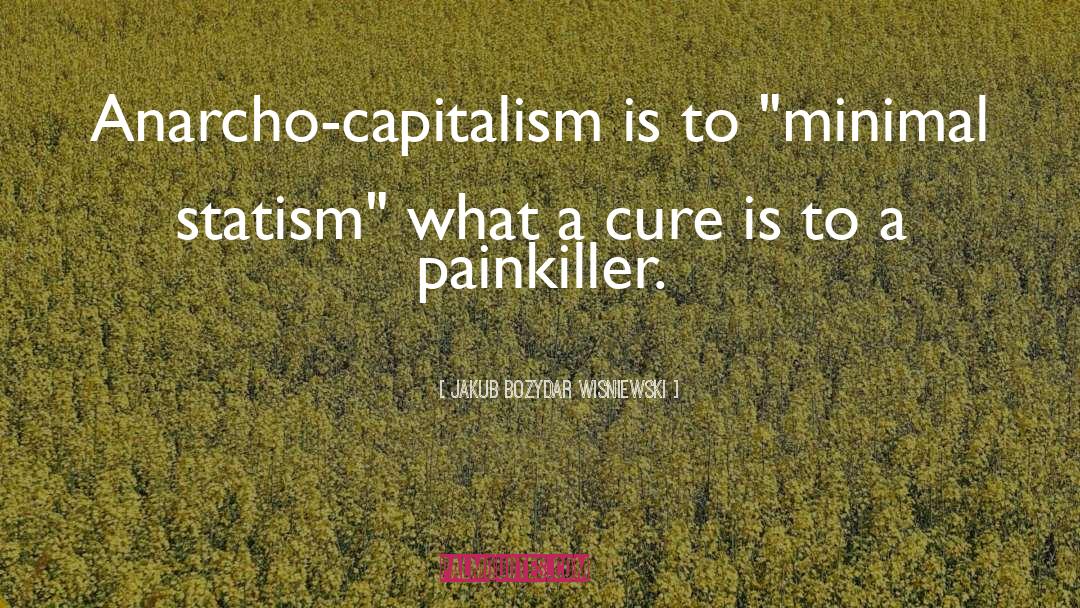 Jakub Bozydar Wisniewski Quotes: Anarcho-capitalism is to 