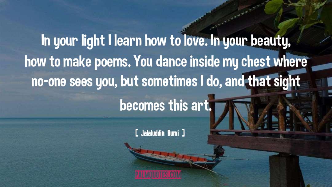 Jalaluddin Rumi Quotes: In your light I learn