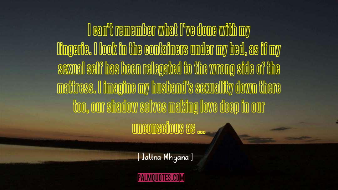 Jalina Mhyana Quotes: I can't remember what I've