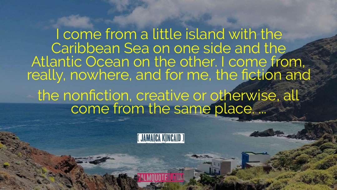 Jamaica Kincaid Quotes: I come from a little