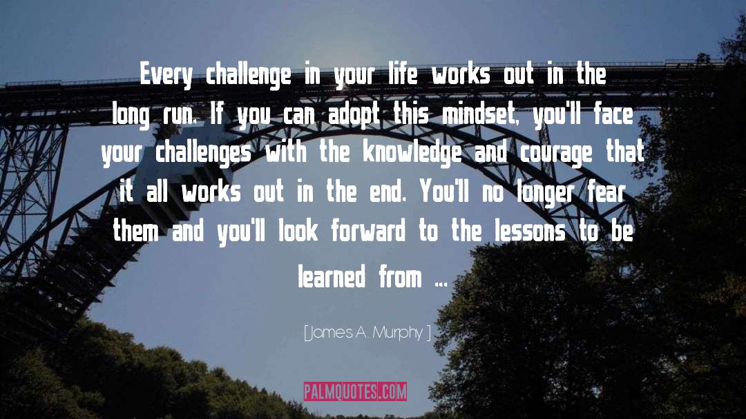 James A. Murphy Quotes: Every challenge in your life