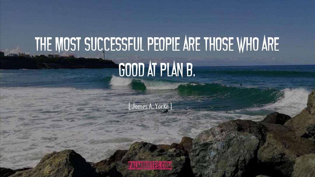 James A. Yorke Quotes: The most successful people are