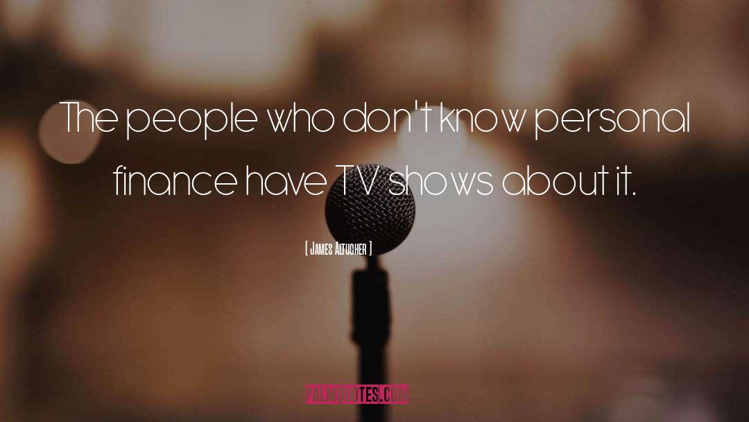 James Altucher Quotes: The people who don't know