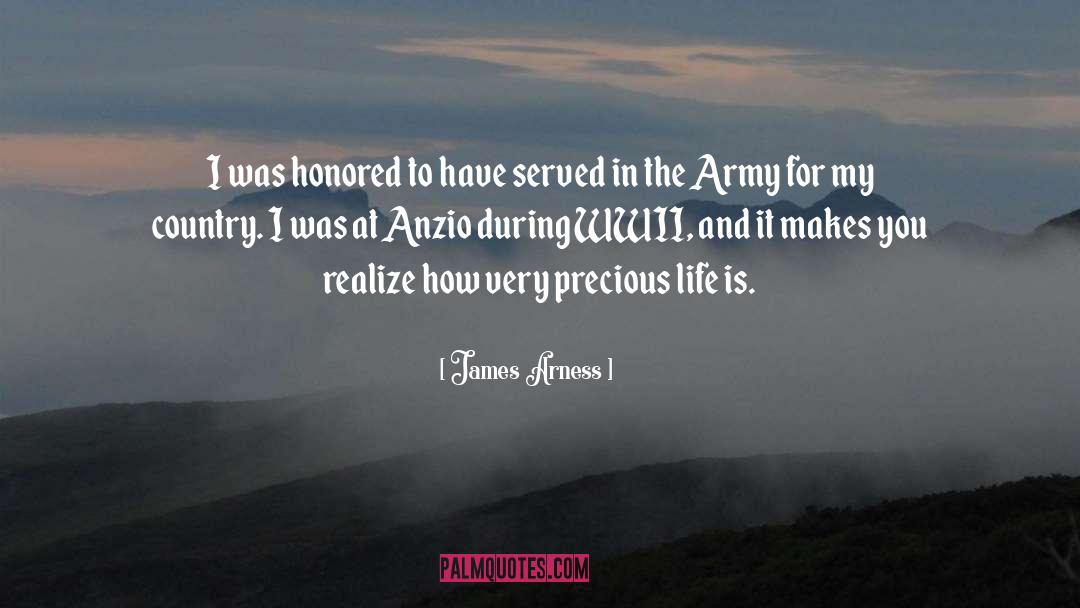 James Arness Quotes: I was honored to have