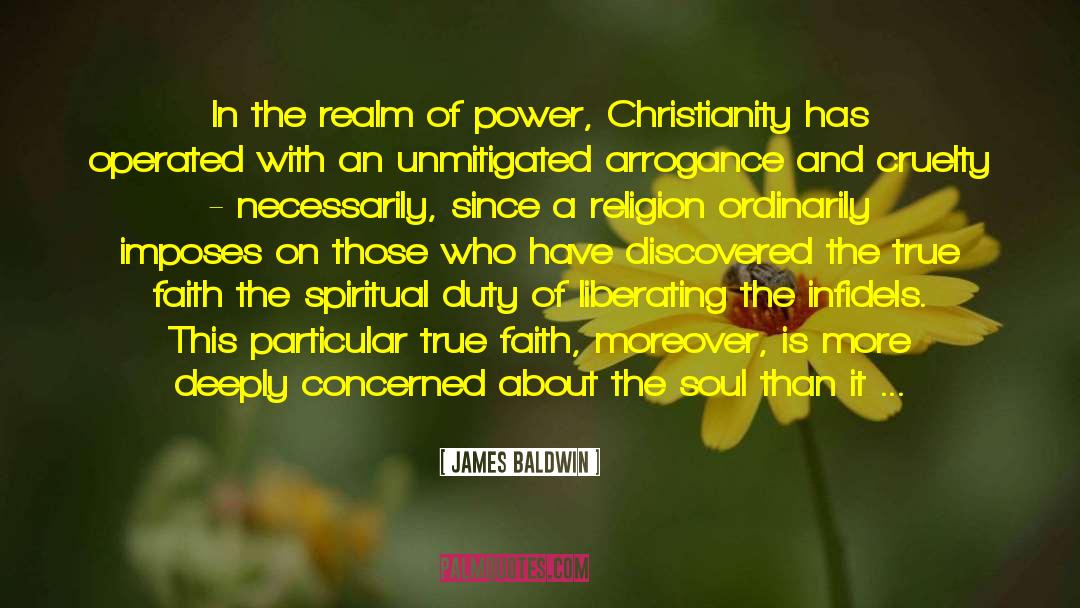 James Baldwin Quotes: In the realm of power,
