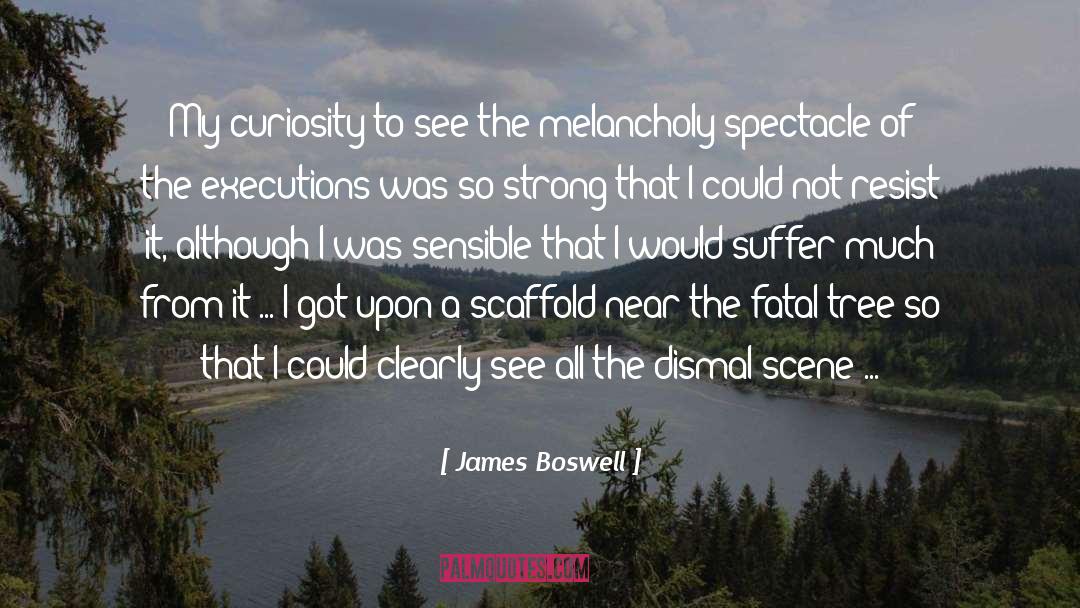 James Boswell Quotes: My curiosity to see the