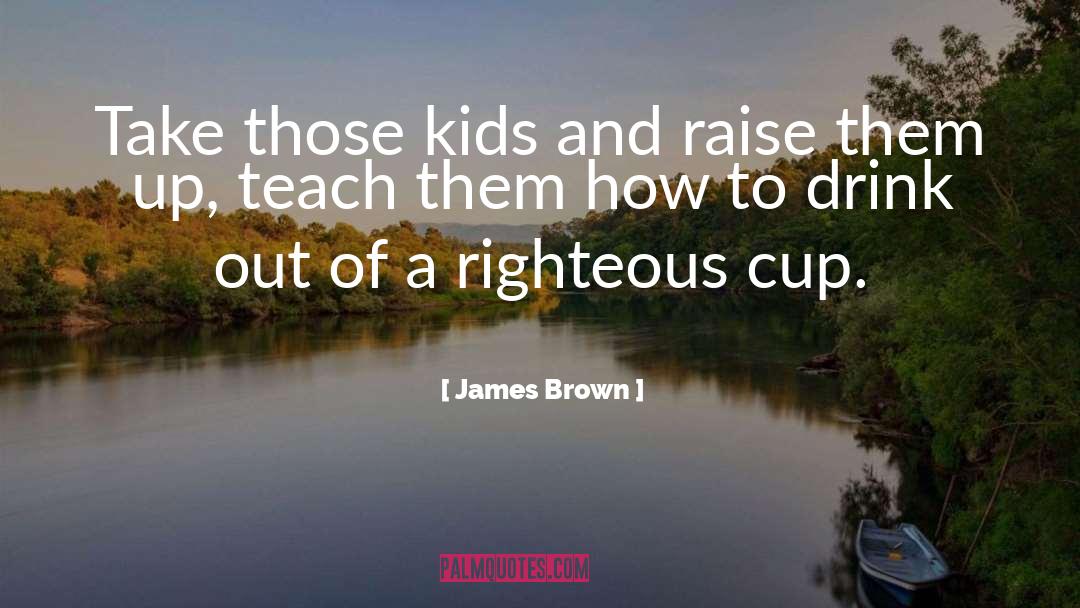 James Brown Quotes: Take those kids and raise