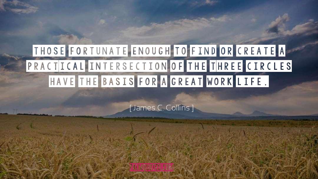 James C. Collins Quotes: Those fortunate enough to find