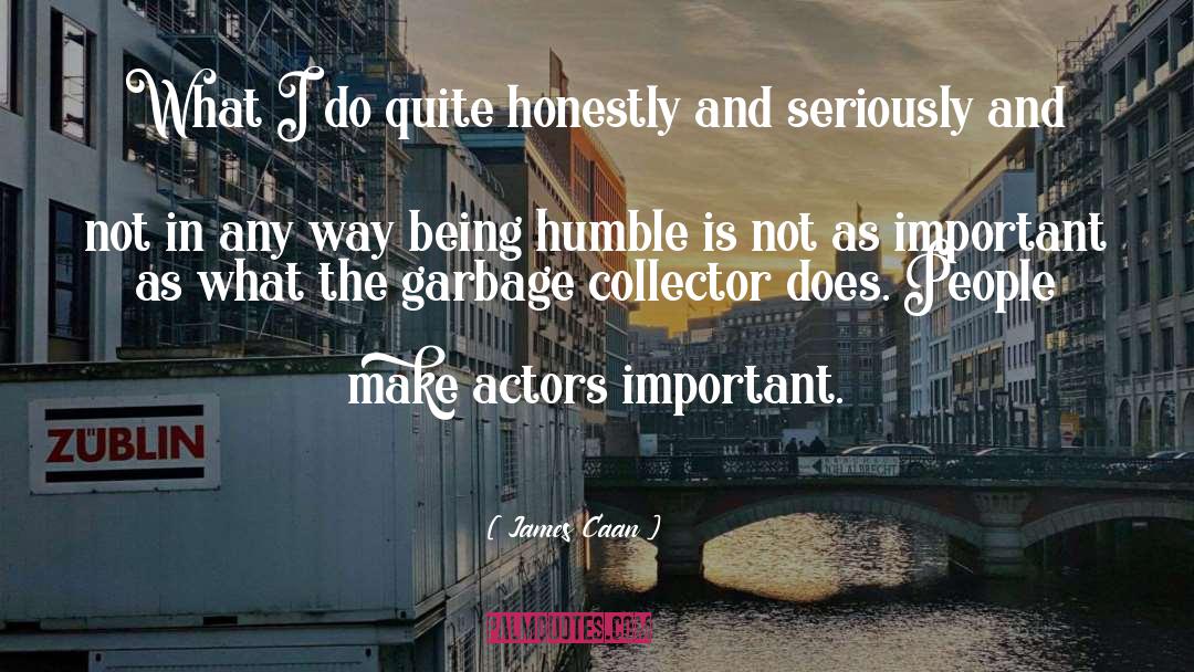 James Caan Quotes: What I do quite honestly