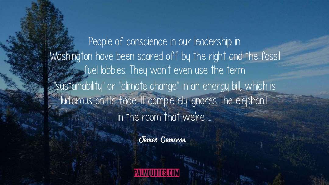 James Cameron Quotes: People of conscience in our