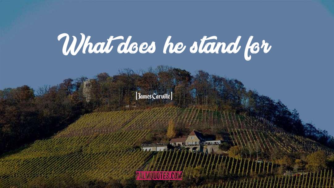 James Carville Quotes: What does he stand for?