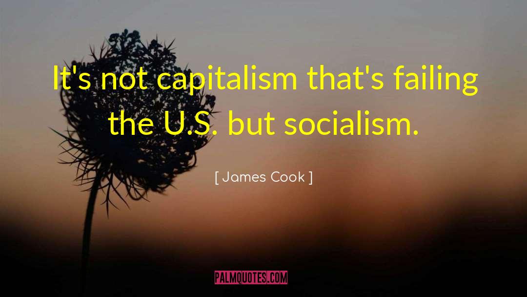 James Cook Quotes: It's not capitalism that's failing