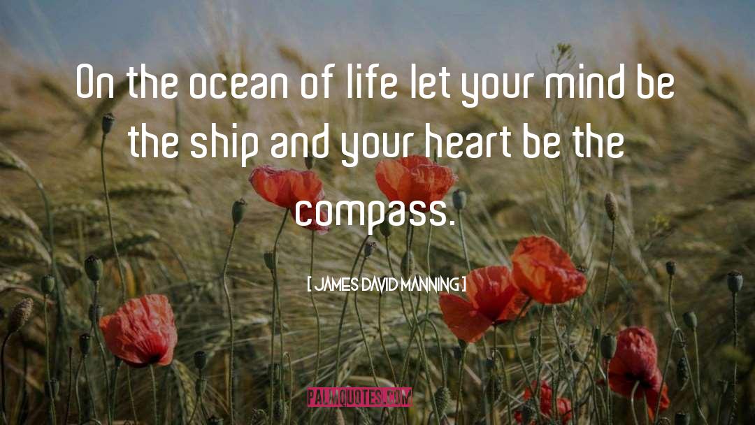 James David Manning Quotes: On the ocean of life