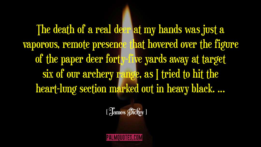 James Dickey Quotes: The death of a real