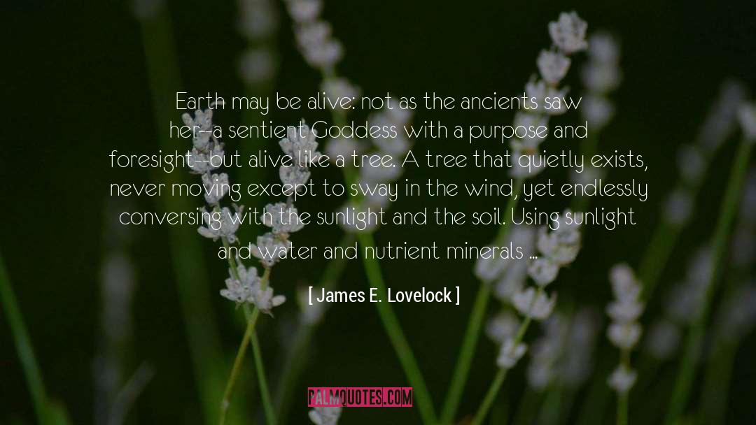 James E. Lovelock Quotes: Earth may be alive: not