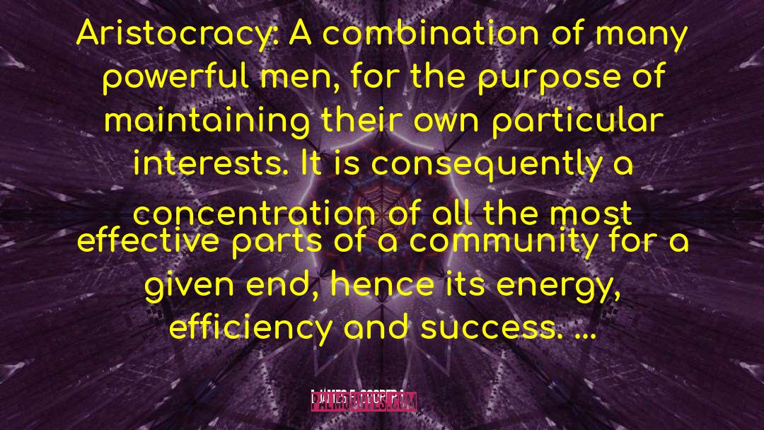 James F. Cooper Quotes: Aristocracy: A combination of many