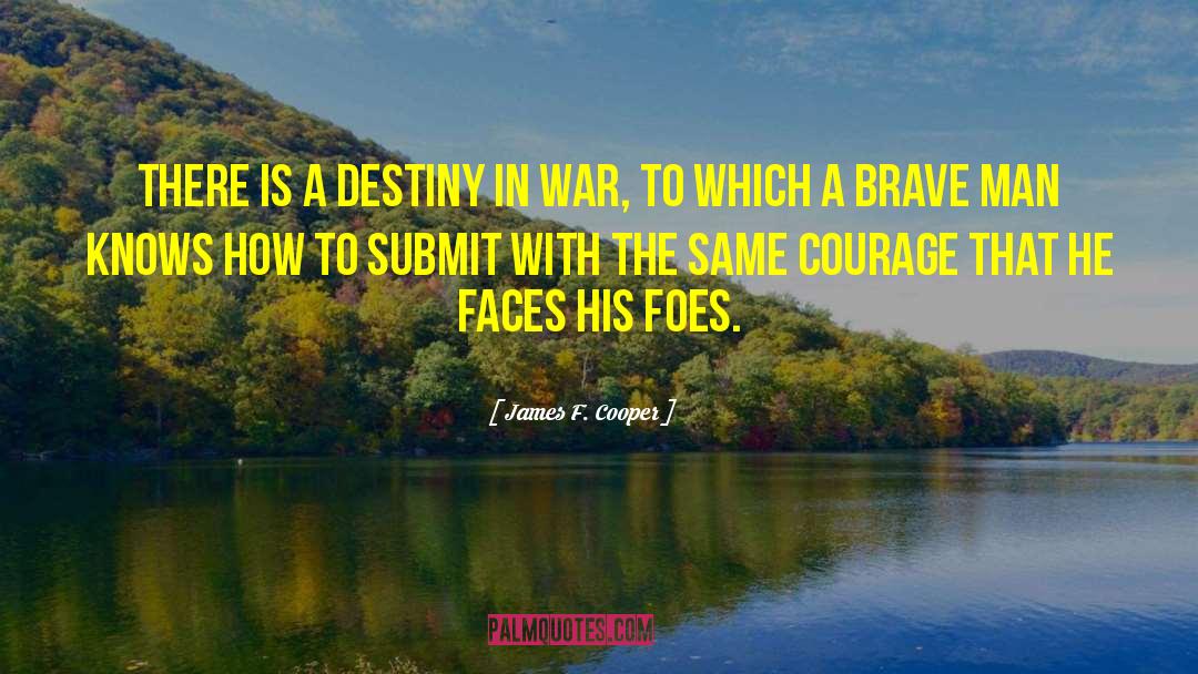 James F. Cooper Quotes: There is a destiny in
