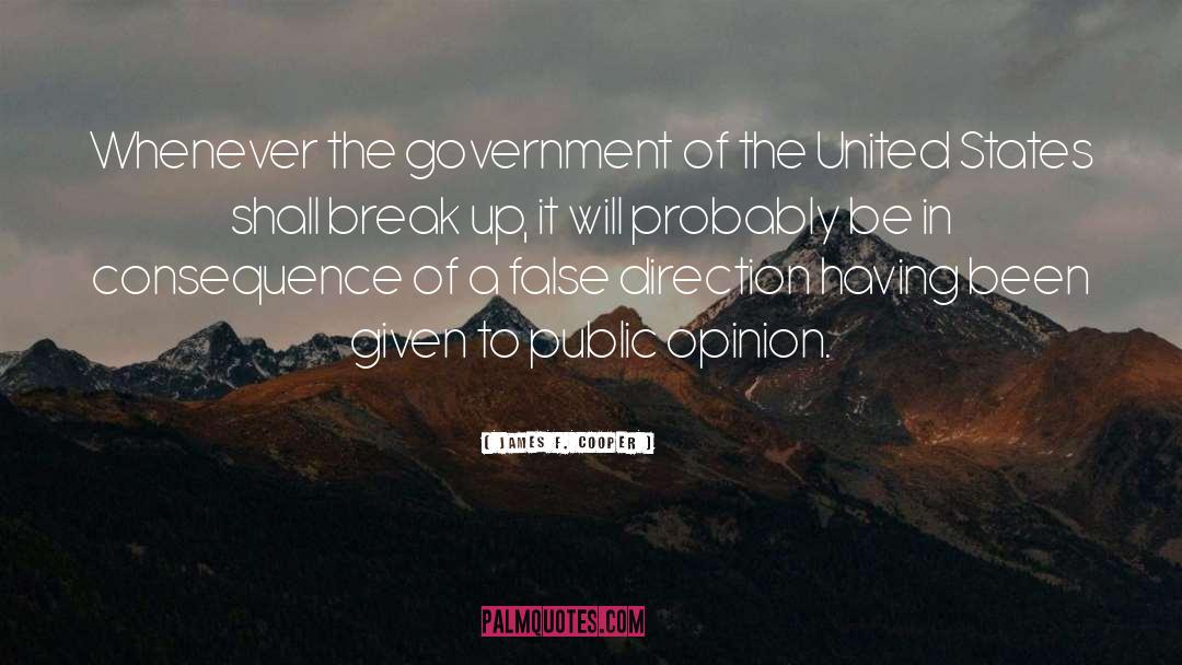 James F. Cooper Quotes: Whenever the government of the