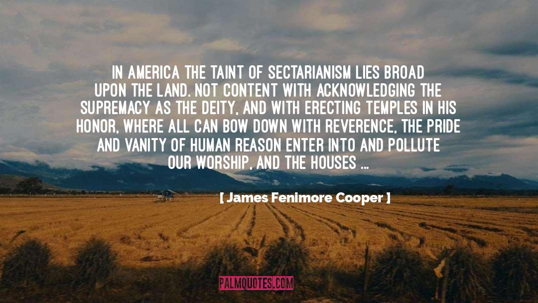 James Fenimore Cooper Quotes: In America the taint of