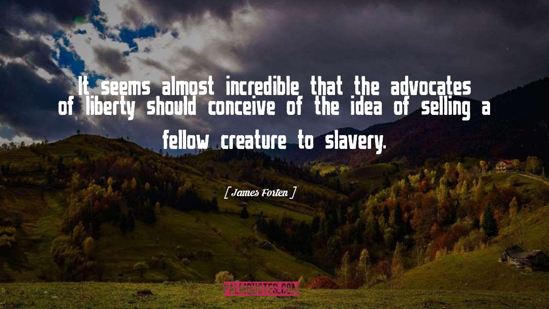 James Forten Quotes: It seems almost incredible that