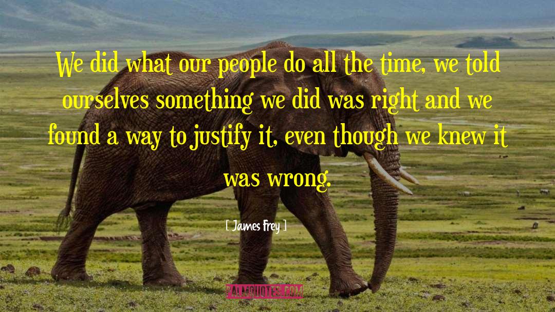 James Frey Quotes: We did what our people