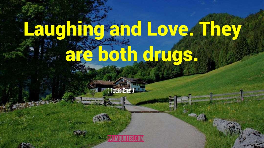 James Frey Quotes: Laughing and Love. They are