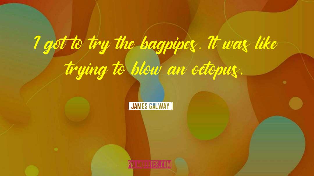 James Galway Quotes: I got to try the