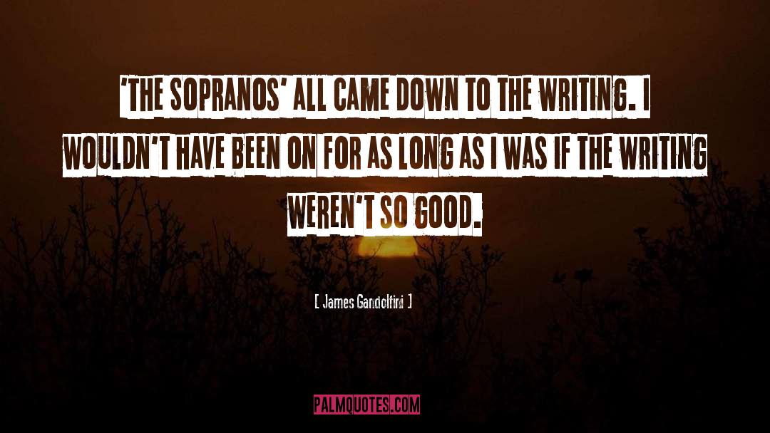 James Gandolfini Quotes: 'The Sopranos' all came down