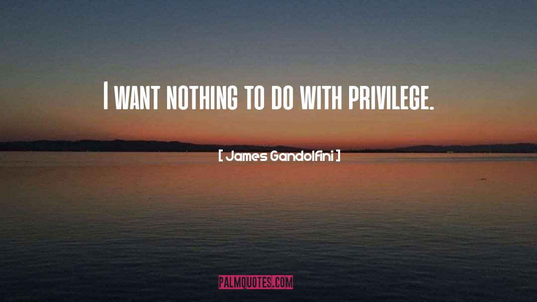 James Gandolfini Quotes: I want nothing to do