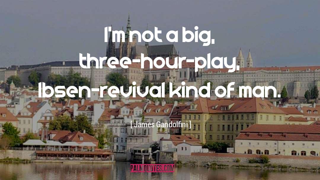 James Gandolfini Quotes: I'm not a big, three-hour-play,
