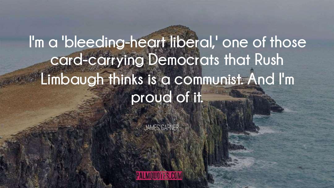 James Garner Quotes: I'm a 'bleeding-heart liberal,' one