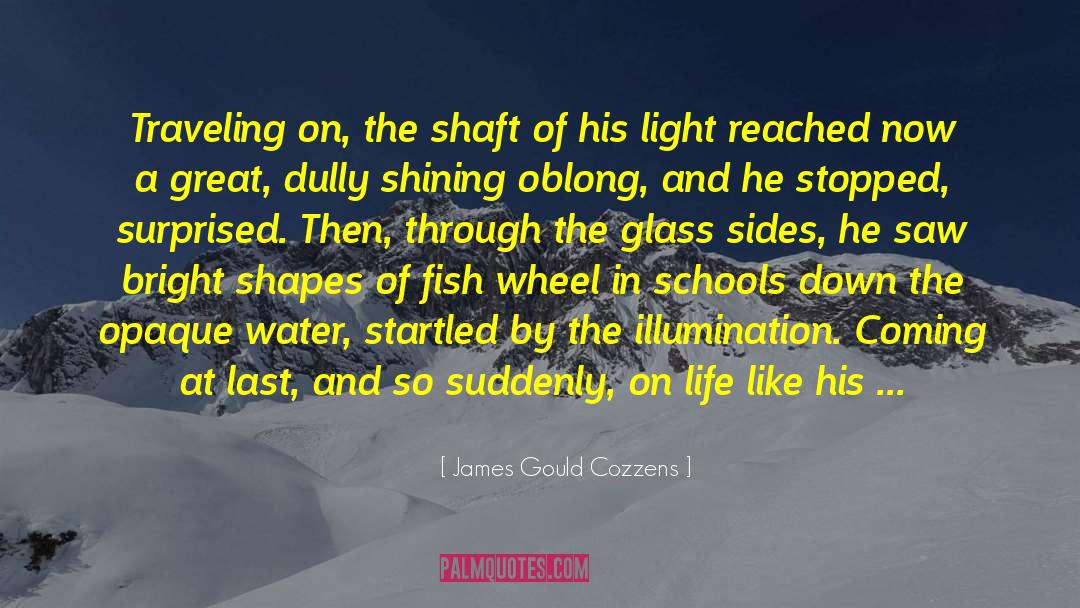 James Gould Cozzens Quotes: Traveling on, the shaft of