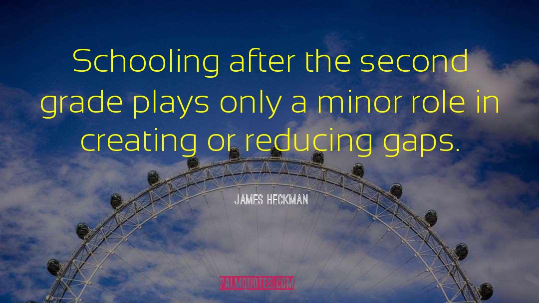 James Heckman Quotes: Schooling after the second grade