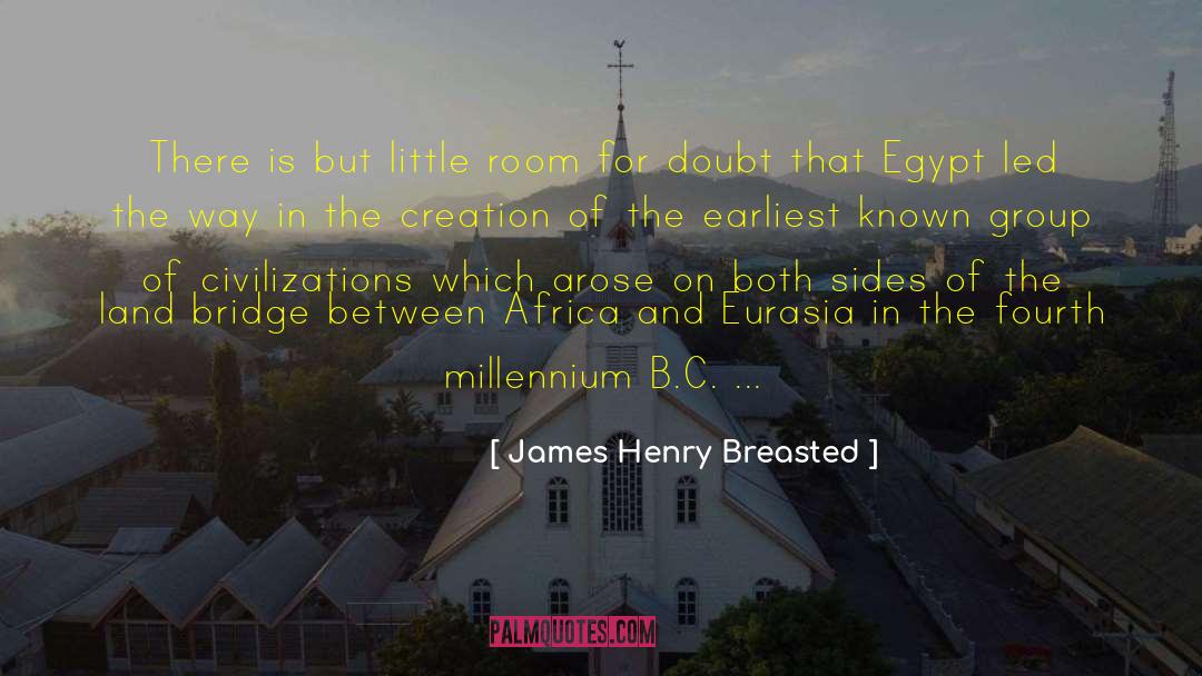 James Henry Breasted Quotes: There is but little room