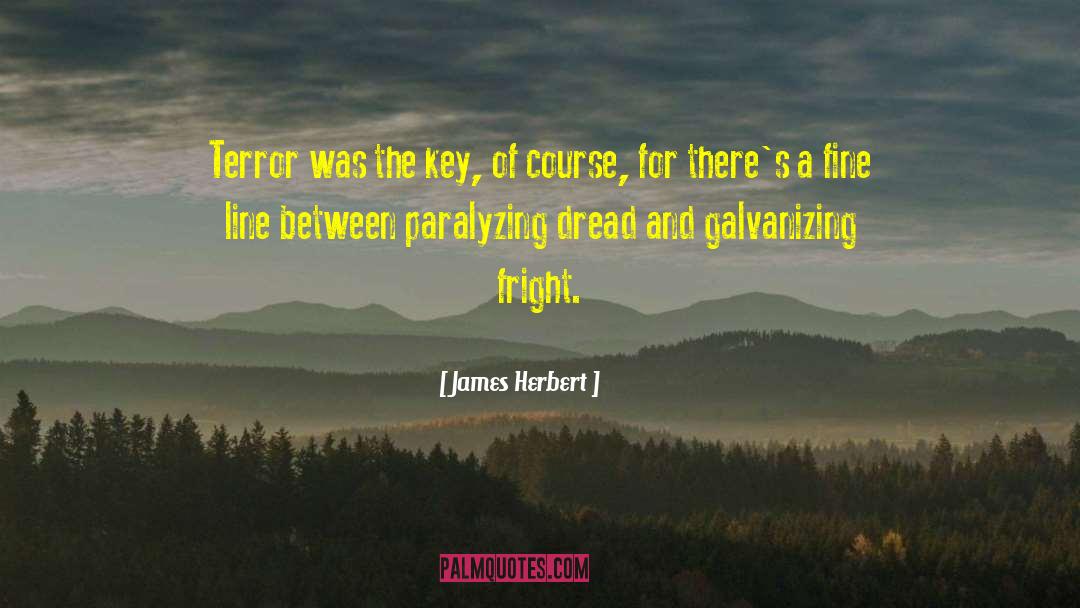 James Herbert Quotes: Terror was the key, of