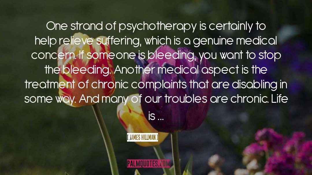 James Hillman Quotes: One strand of psychotherapy is