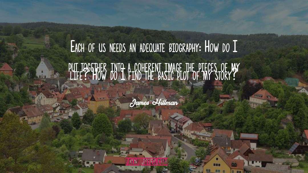 James Hillman Quotes: Each of us needs an