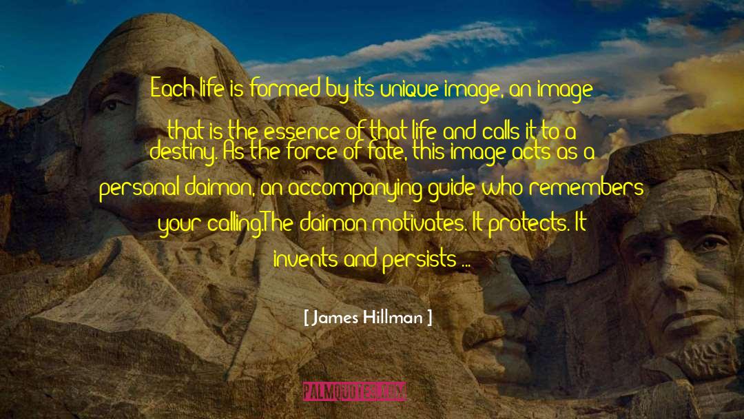 James Hillman Quotes: Each life is formed by