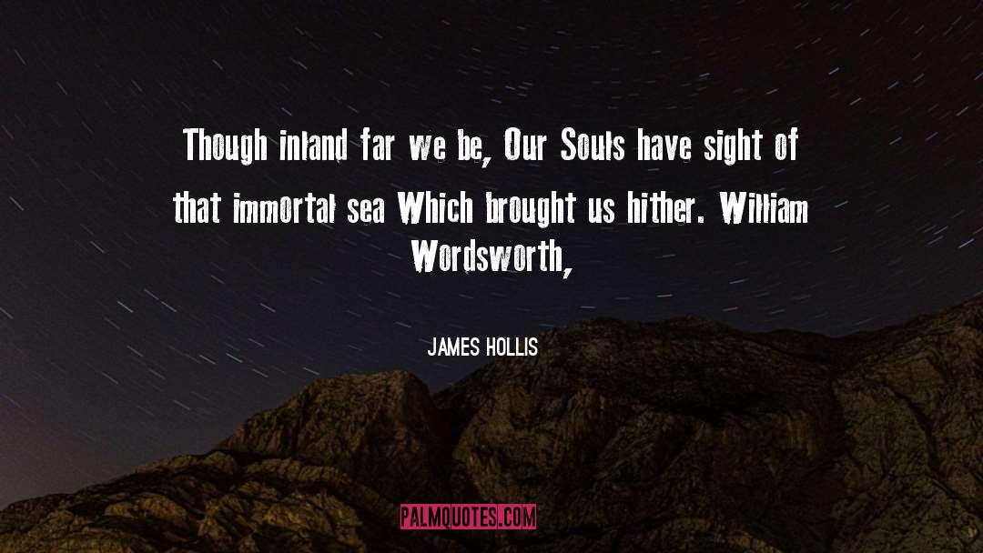 James Hollis Quotes: Though inland far we be,