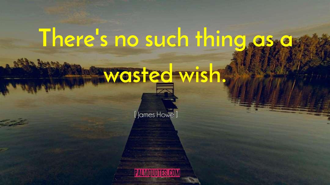 James Howe Quotes: There's no such thing as