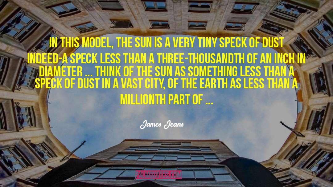 James Jeans Quotes: In this model, the sun