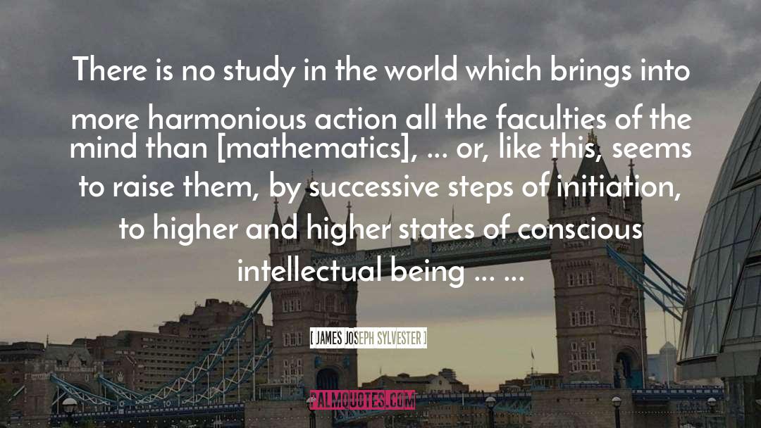 James Joseph Sylvester Quotes: There is no study in