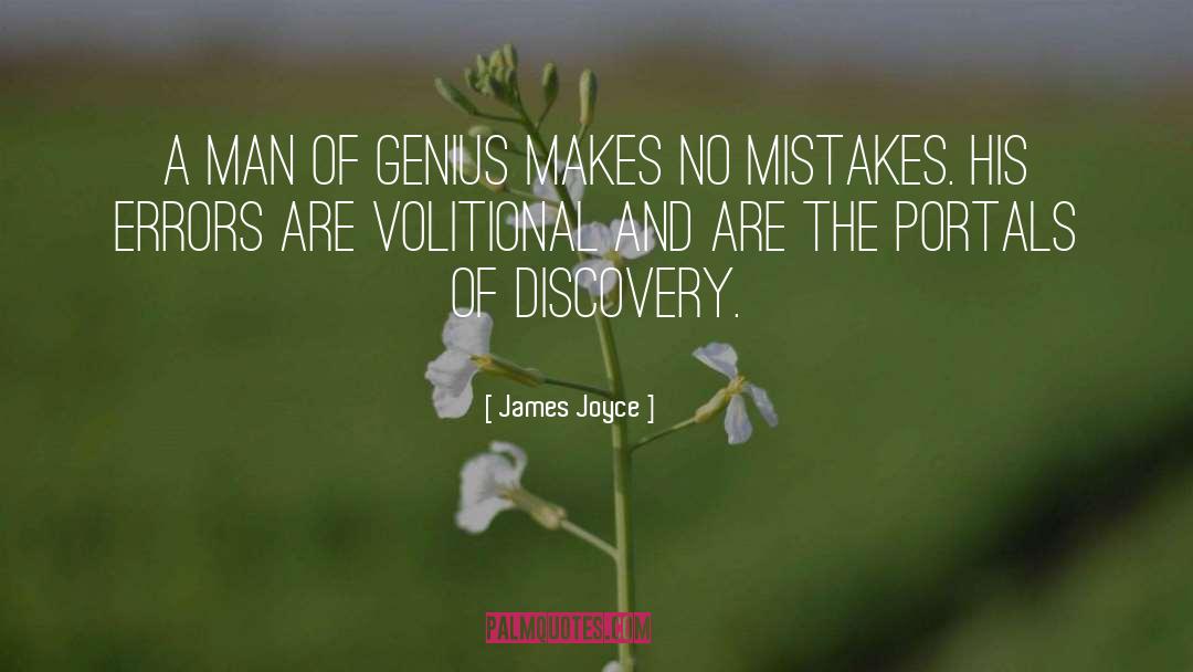James Joyce Quotes: A man of genius makes