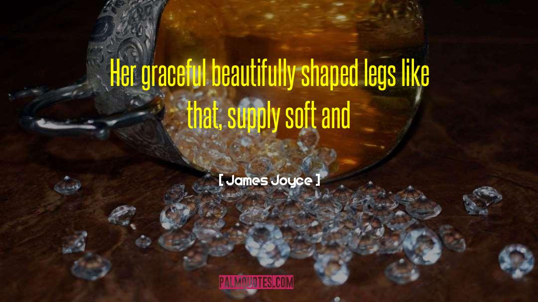 James Joyce Quotes: Her graceful beautifully shaped legs