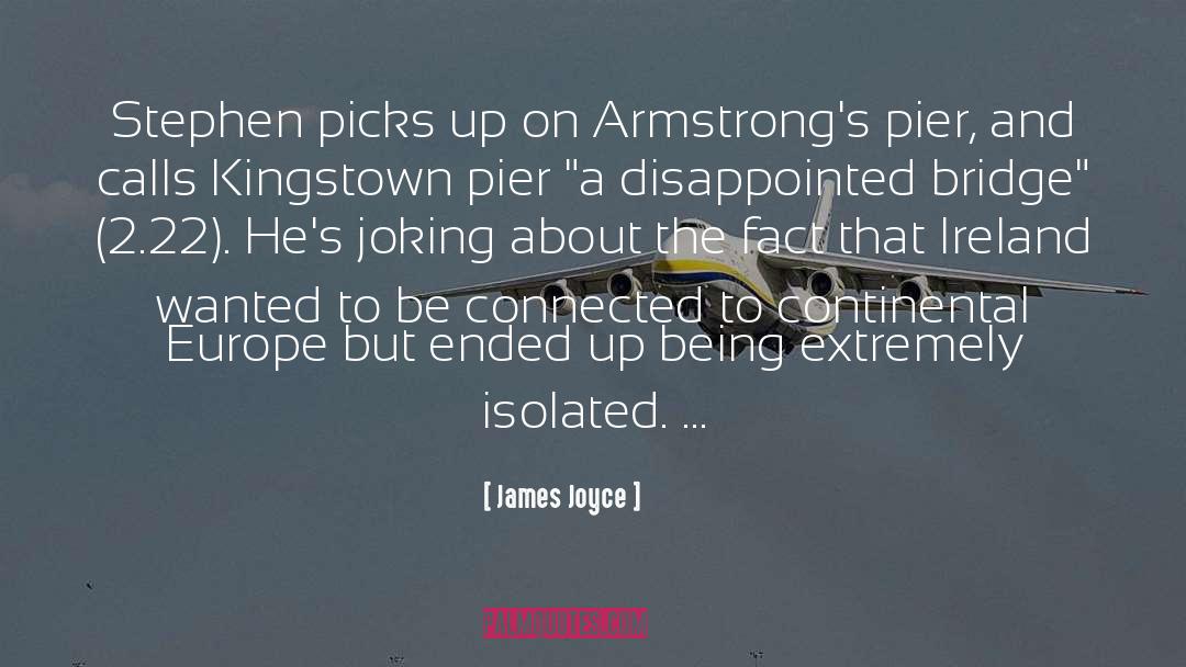 James Joyce Quotes: Stephen picks up on Armstrong's