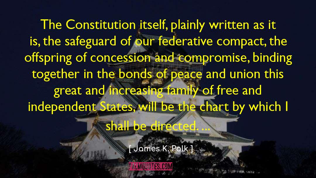 James K. Polk Quotes: The Constitution itself, plainly written
